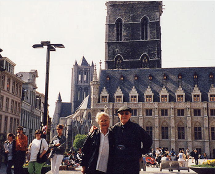 1999 - Sacilotto com Helena - Catedral de San Bavon, Gant, Bélgica
