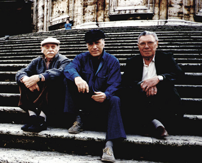 1991 - Com Barsotti e Arcangelo Ianelli em Roma
