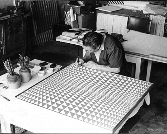 1979 - Sacilotto no atelier em Santo André
