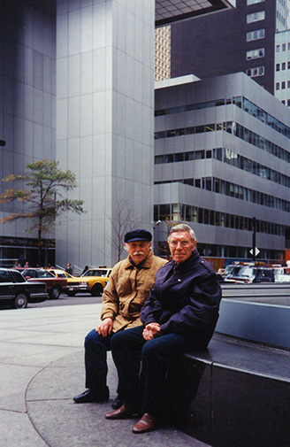 1995 - Sacilotto e Barsotti em Nova York
