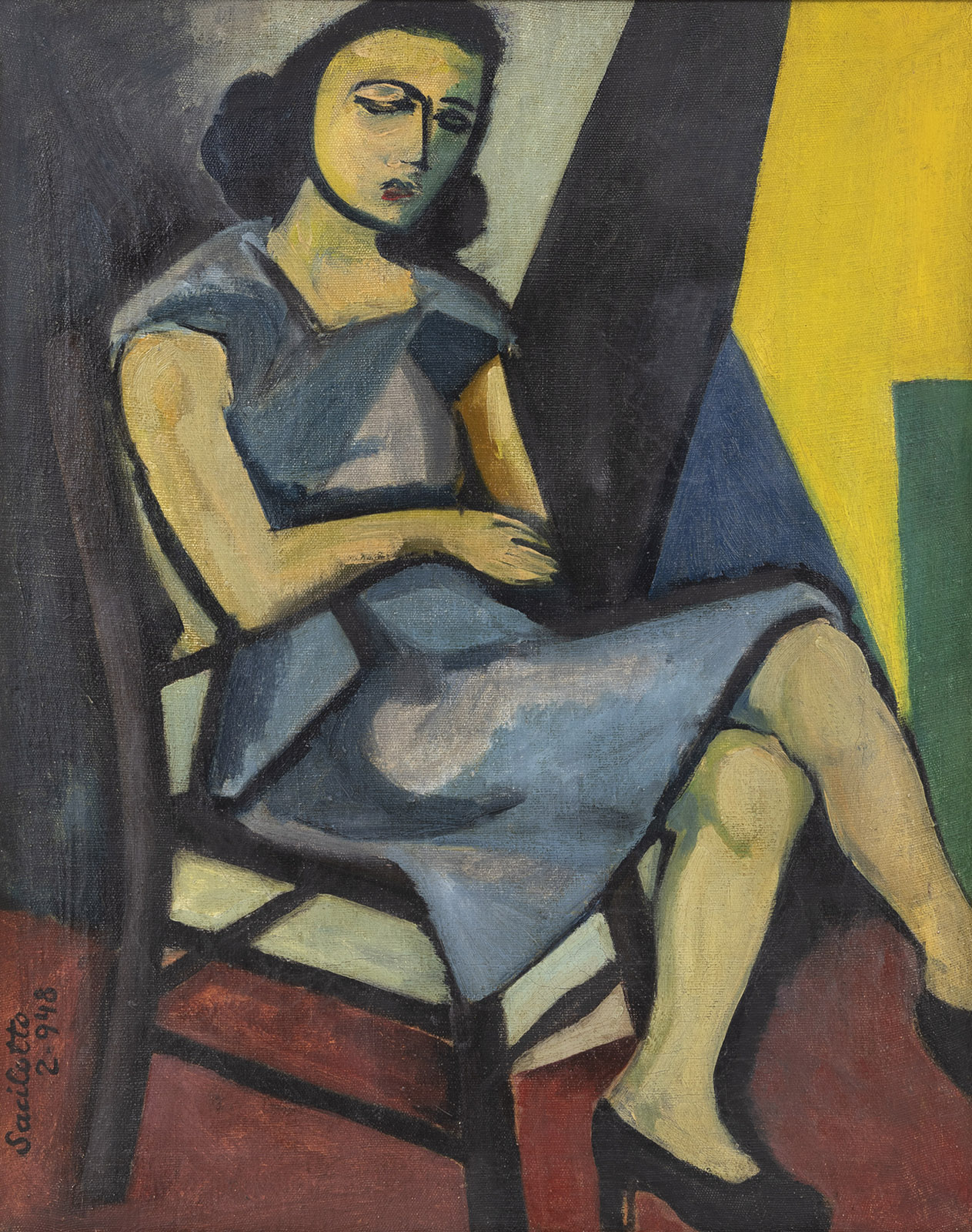Mulher sentada