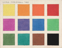 Tabela de cores, s.d.