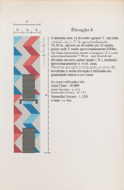 Projeto de pintura artística para caixa do elevador do SESC Santo André - Elevação 4, 2001