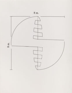 Projeto para escultura C0011, vista 1, 2001