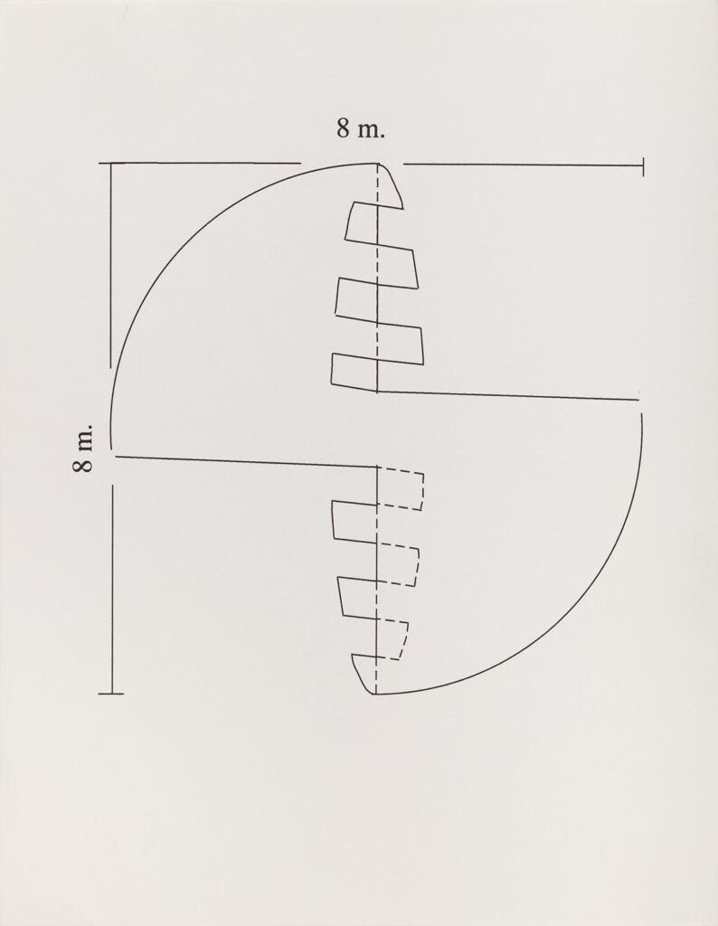 Projeto para escultura C0011, vista 1