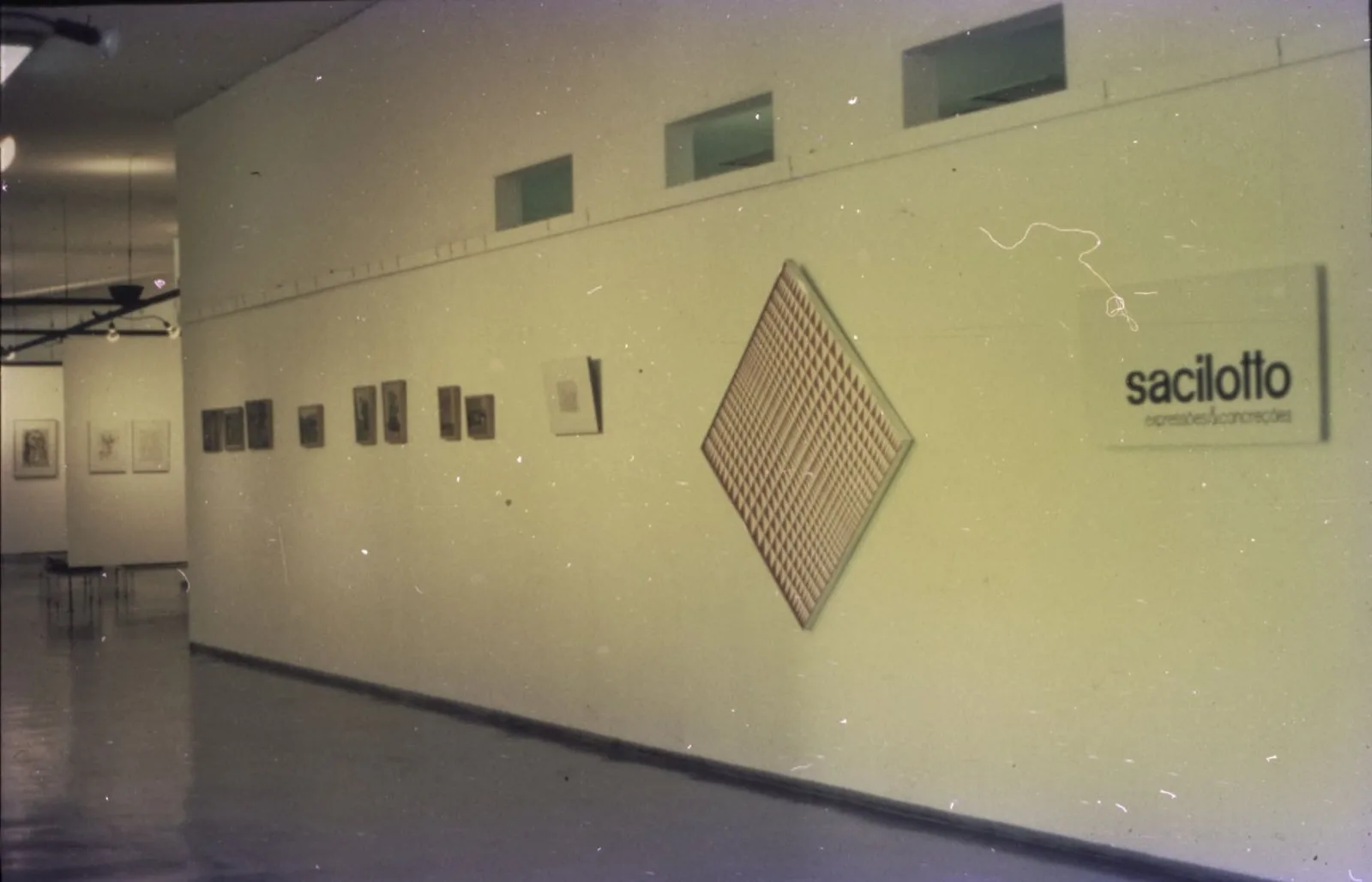 Exposição "Sacilotto: expressões e concreções", MAM-SP, 1980
