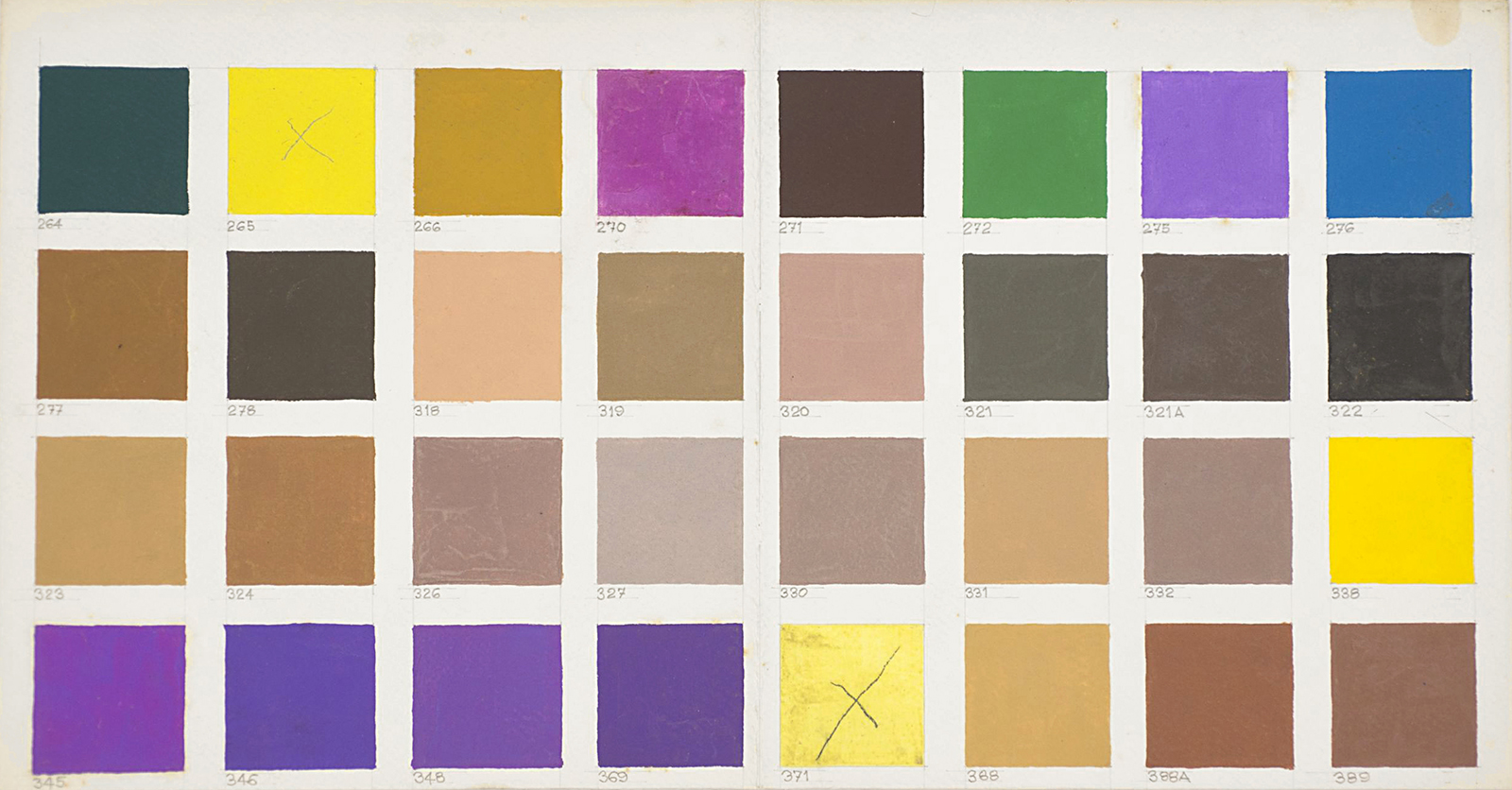 Tabela de cores