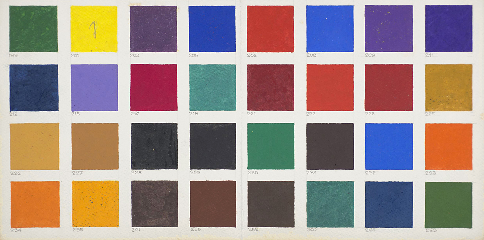 Tabela de cores