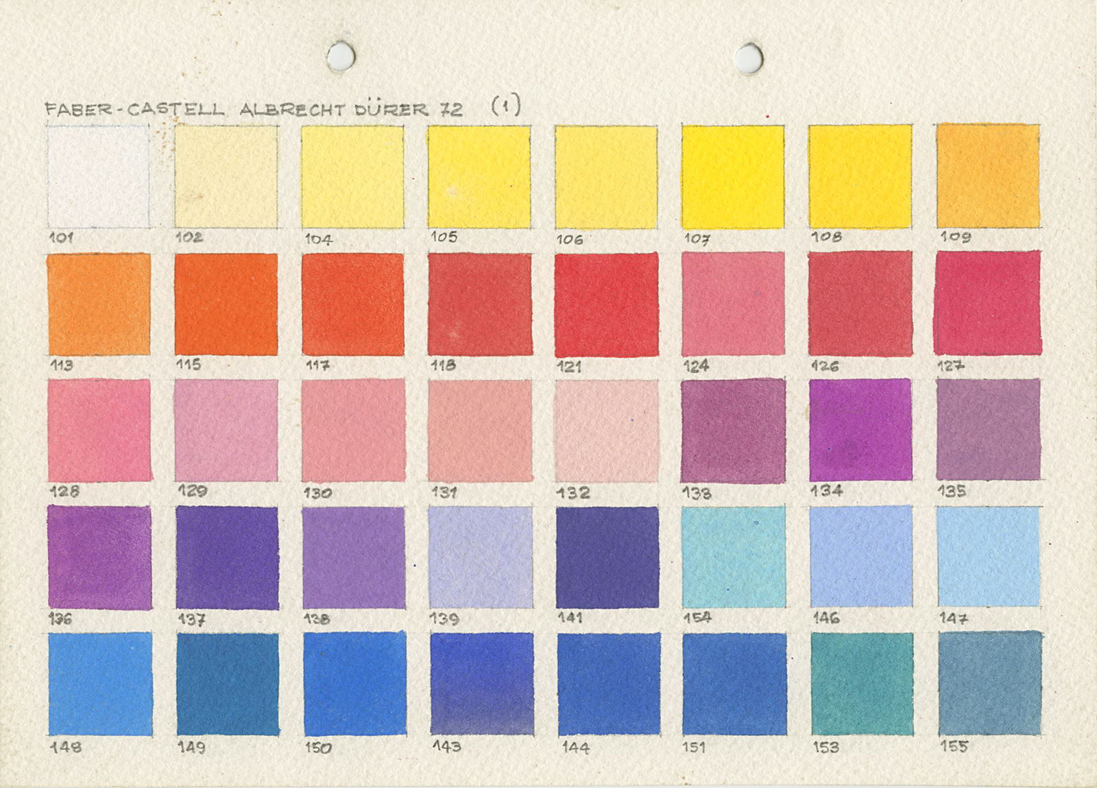 Tabela de cores, s.d.
