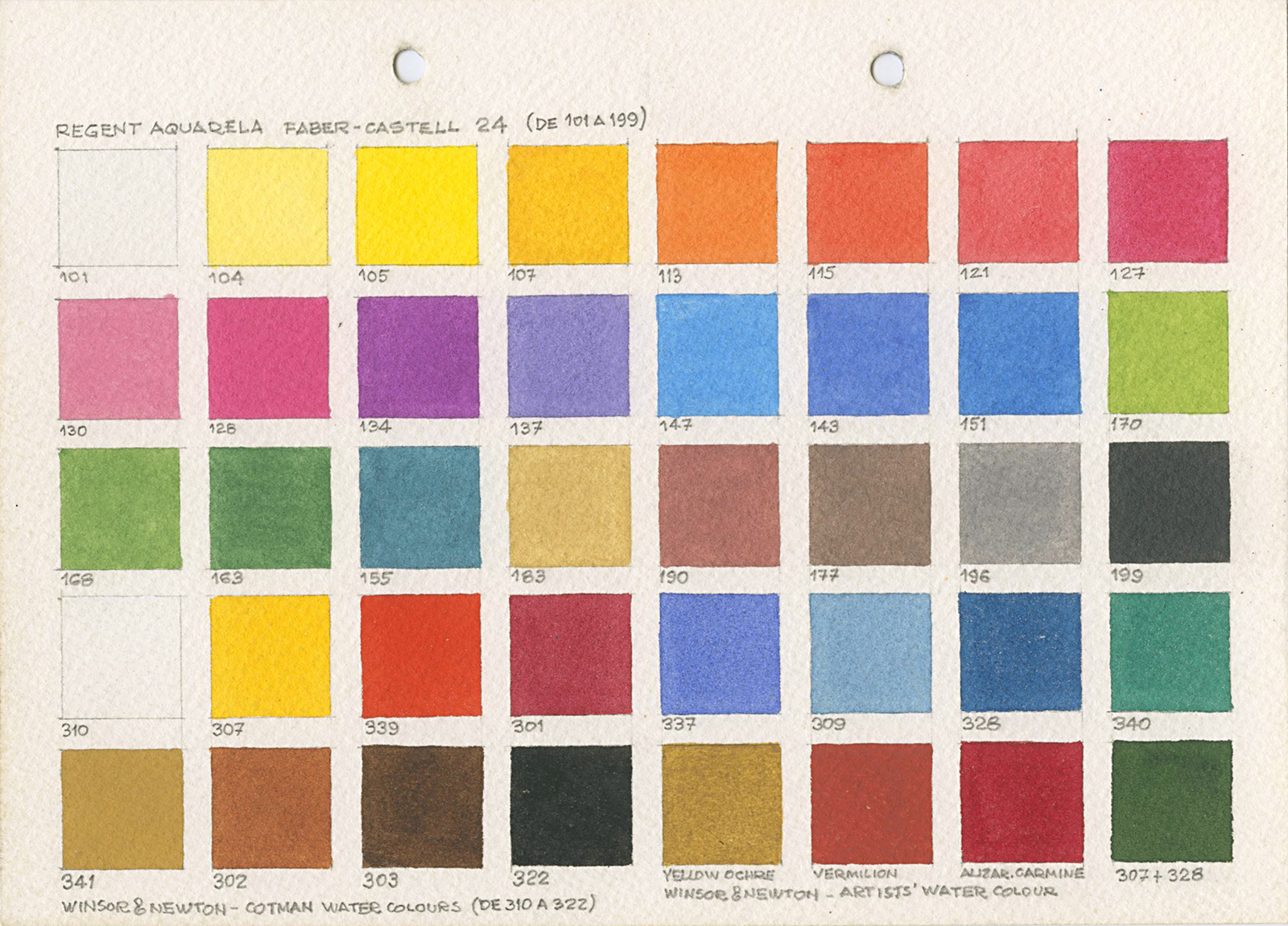 Tabela de cores, s.d.