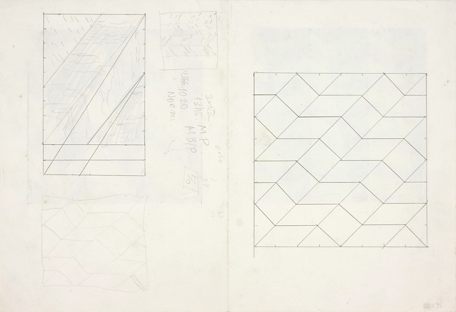 Sem título  [verso de Sem título, L2], s.d.