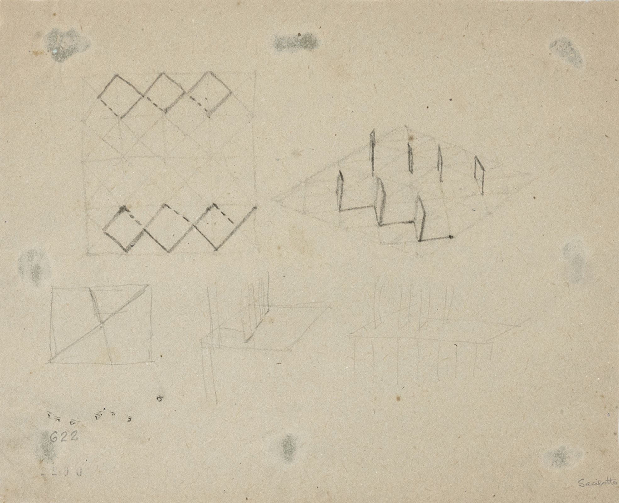 Estudo para escultura, déc. 1950