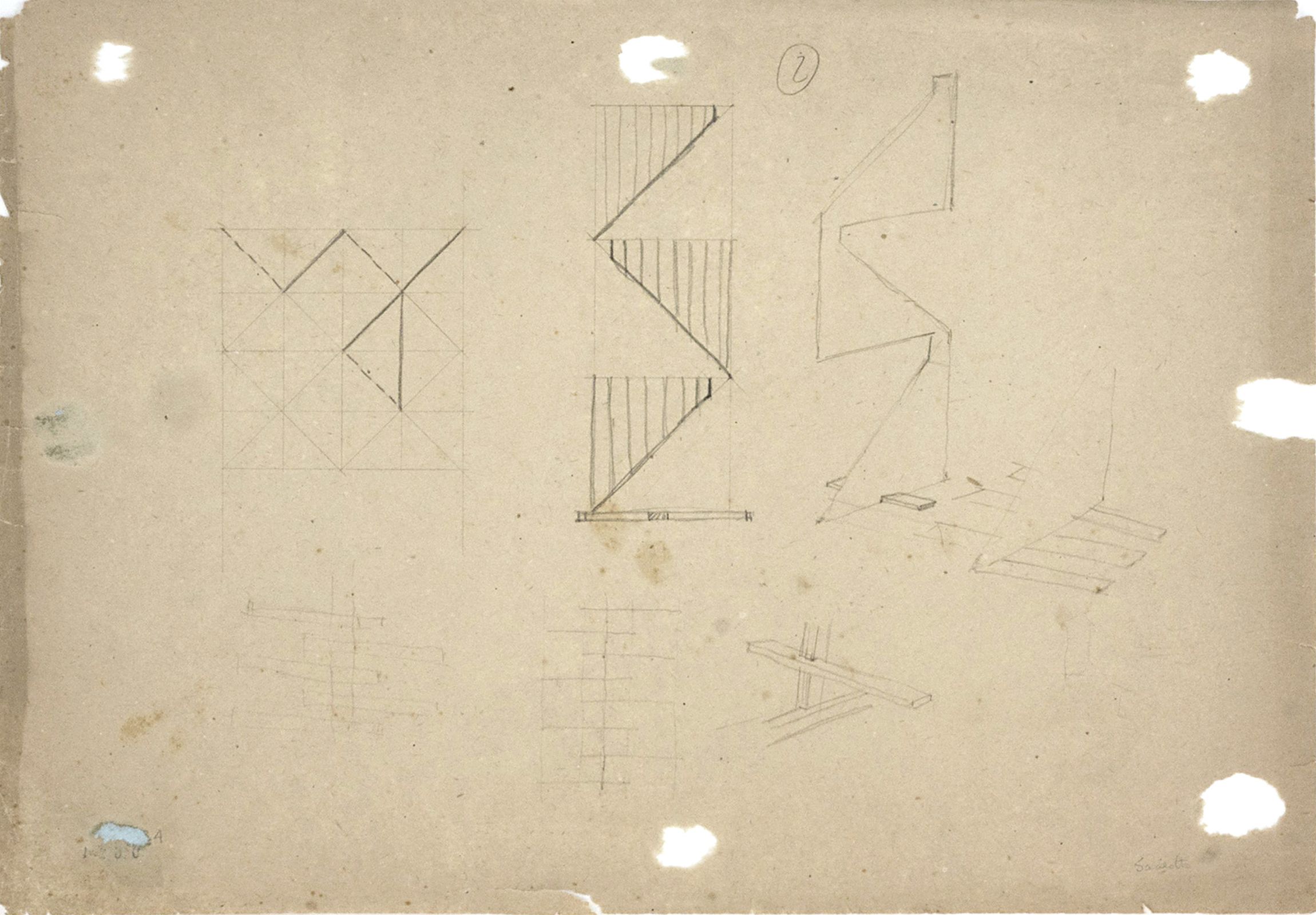 Estudo para escultura, déc. 1950