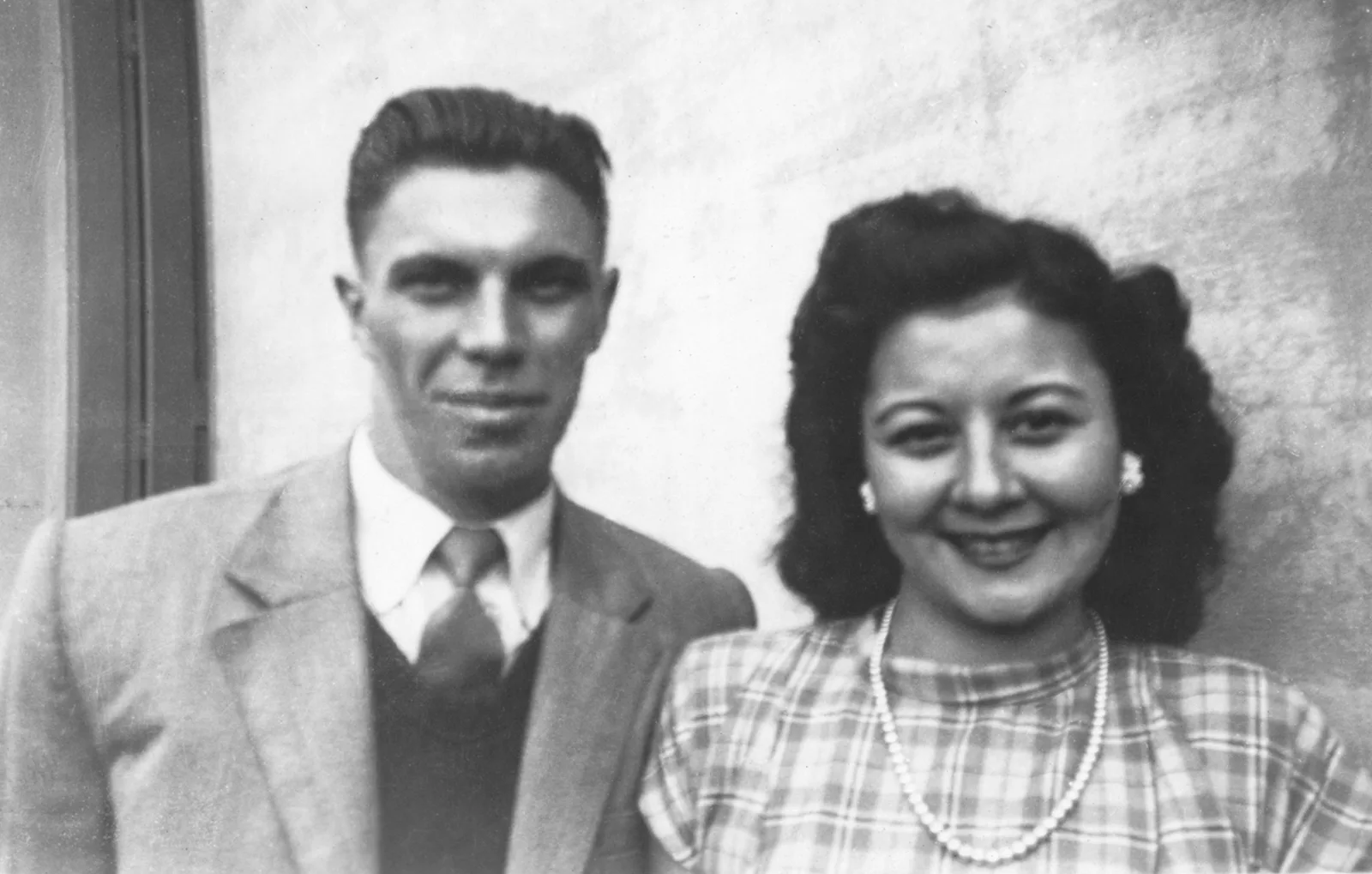 Sacilotto e sua esposa, Helena, na década de 1950
