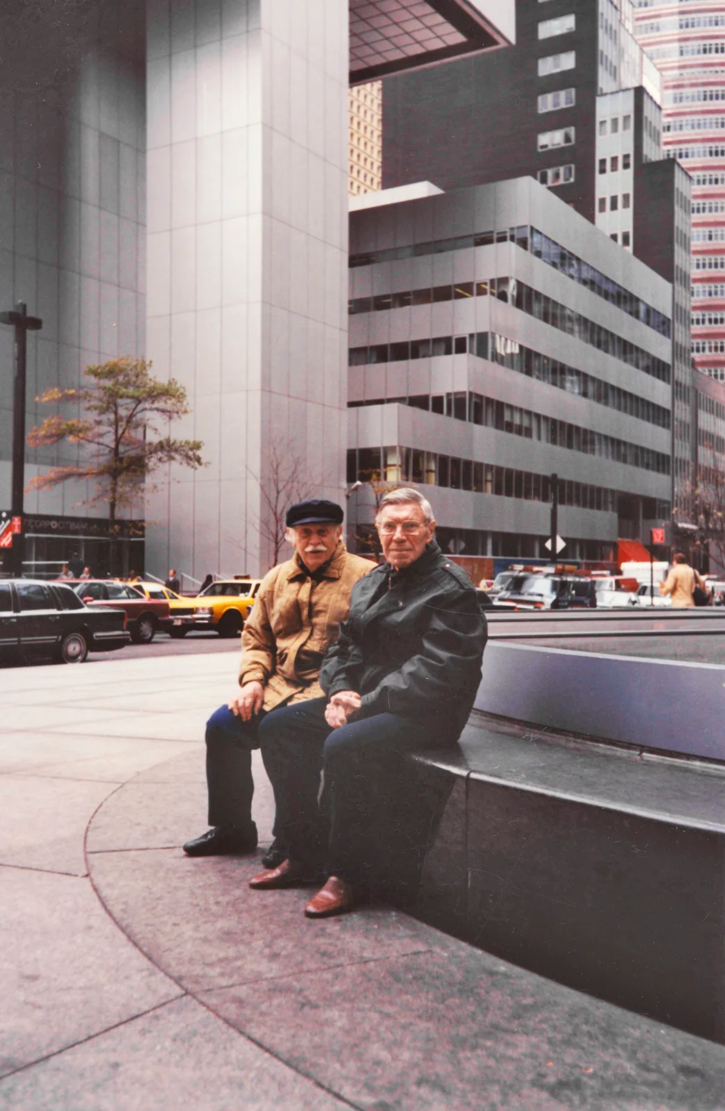 Sacilotto e Hércules Barsotti. Nova York, 1995