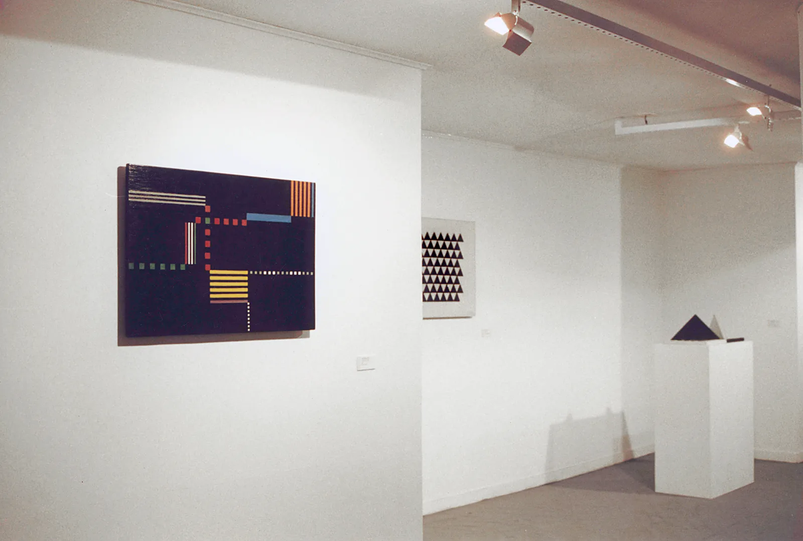 Obras de Sacilotto na 1ª Bienal de Artes Visuais do Mercosul em Porto Alegre, 1997