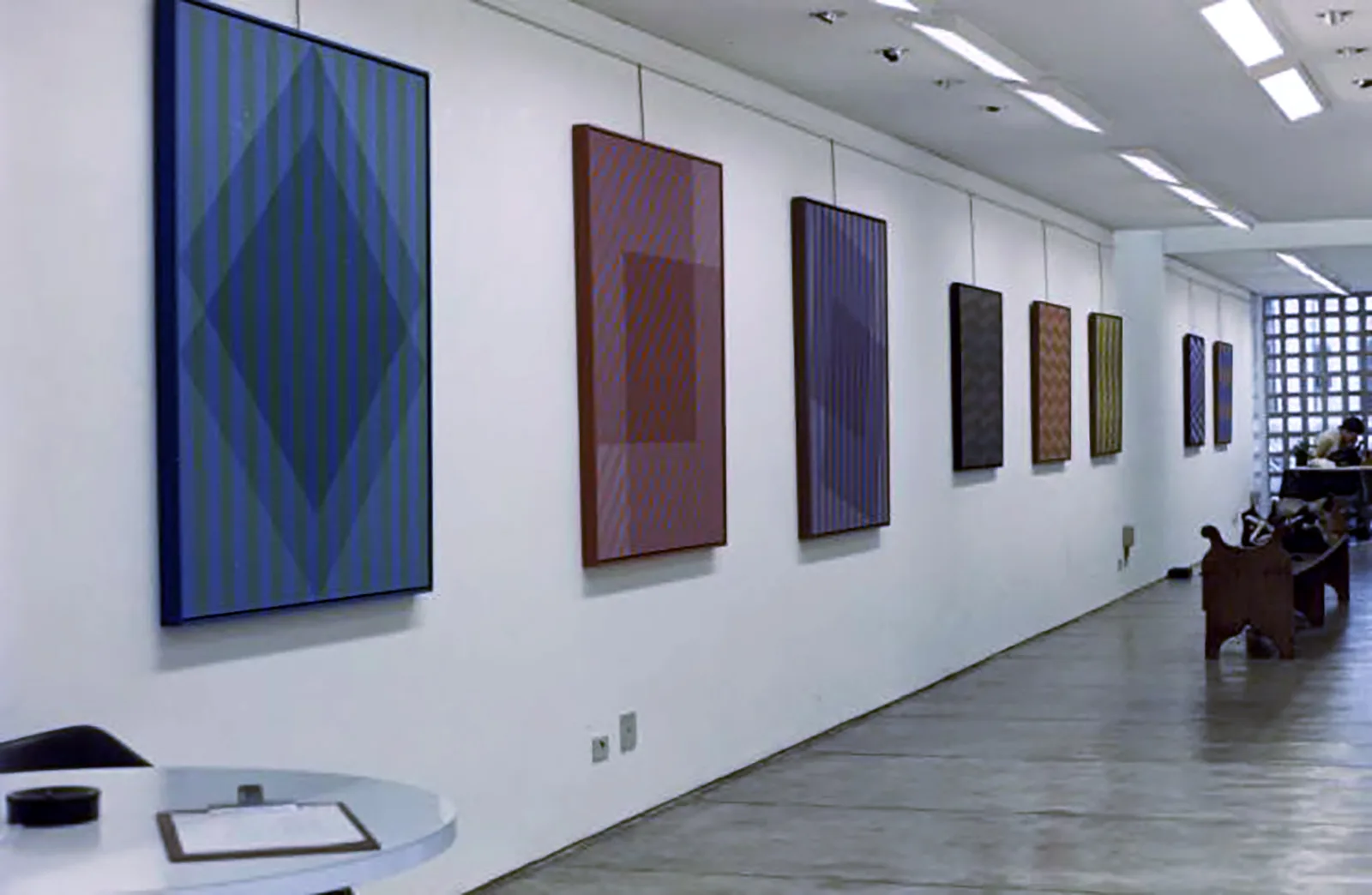 Exposição "Luiz Sacilotto" na Galeria Millan, São Paulo, 1988