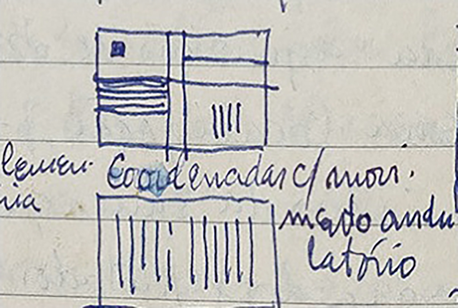 Coordenadas com movimento ondulatório