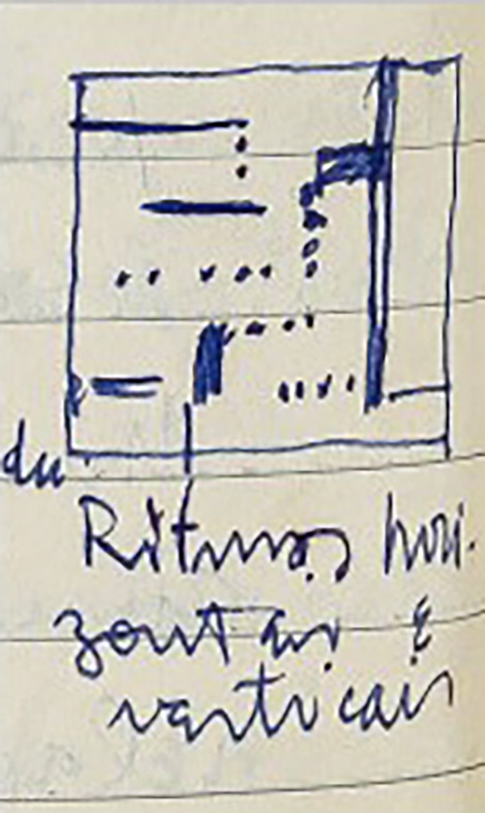 Ritmos horizontais e verticais, 1952