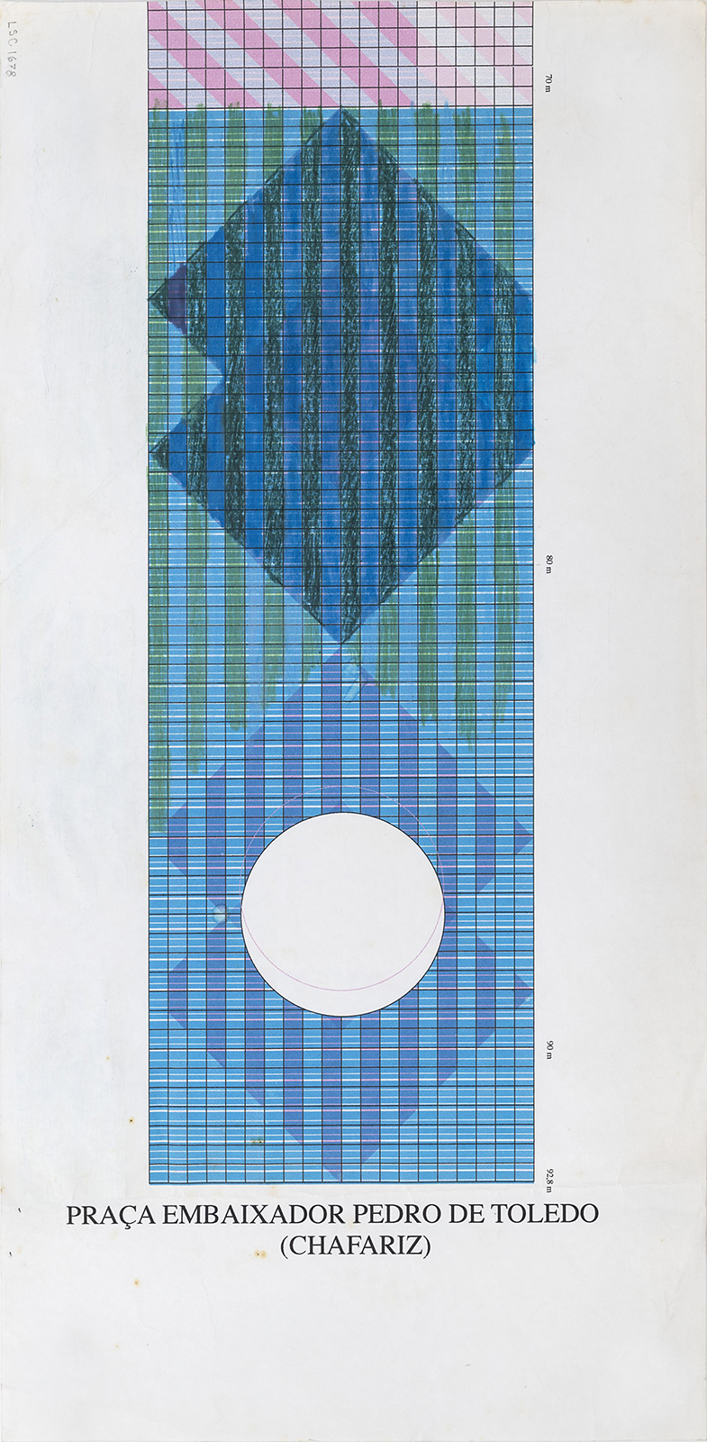 Projeto Oliveira Lima, estudo Trecho 7B,  [frente de Sem título, L1], 1999