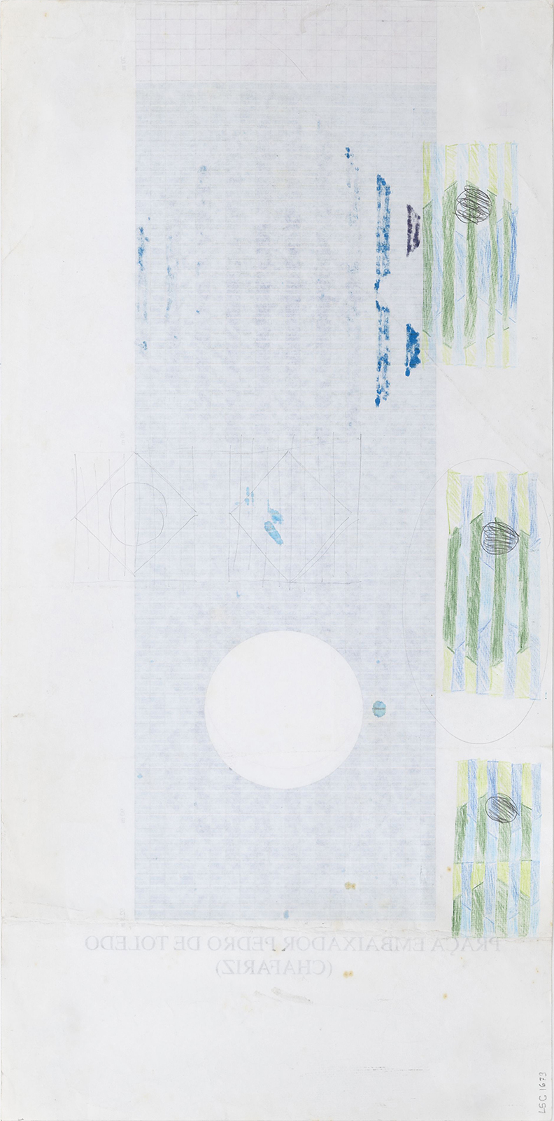 Sem título [verso de Projeto Oliveira Lima, estudo Trecho 7B, L2], 1999